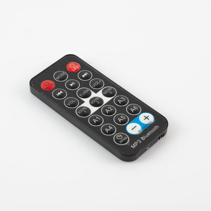 Световой прибор &laquo;Диско-шар&raquo; 11 см, динамик, пульт ДУ, свечение RGB, 5 В