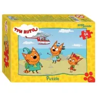 Пазл &laquo;Три кота - 1&raquo;, МИКС, 54 элемента