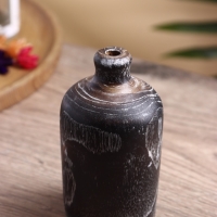 Ваза "Лаура" дерево Джати, 9х9х14 см, цв. темно-коричневый