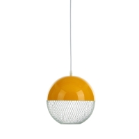 Светильник Lina 1х40Вт Е27 лимонный  26х26х32см