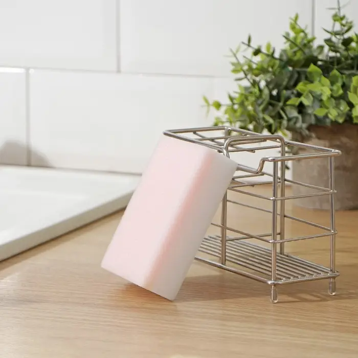 Губка меламиновая для удаления пятен, с поролоновым слоем, 11&times;7&times;3 см