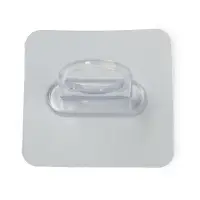 Держатель с клейкой поверхностью ТУНДРА, d=25 мм, 68&times;68 мм, прозрачный