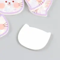 Шейкер для творчества акрил "Котик" с глиттером 0,5х4,7х3,6 см