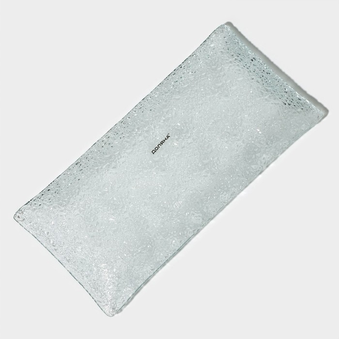 Блюдо стеклянное сервировочное &laquo;Акцент&raquo;, 25,5&times;12,5 см