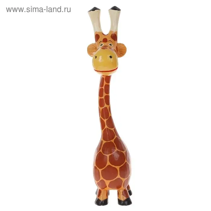 Сувенир дерево "Жираф-толстячок" 50х16х10 см