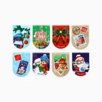 Закладки магнитные 8 шт на подложке "Почта"