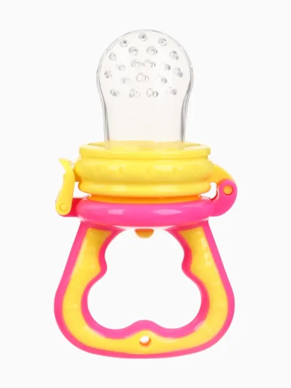 Ниблер (соска для прикорма), с силиконовой сеточкой "Принцесса", цвет розовый