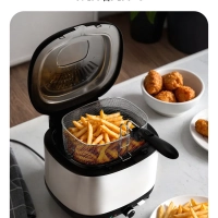 Фритюрница электрическая со съемной корзиной КТ-6838