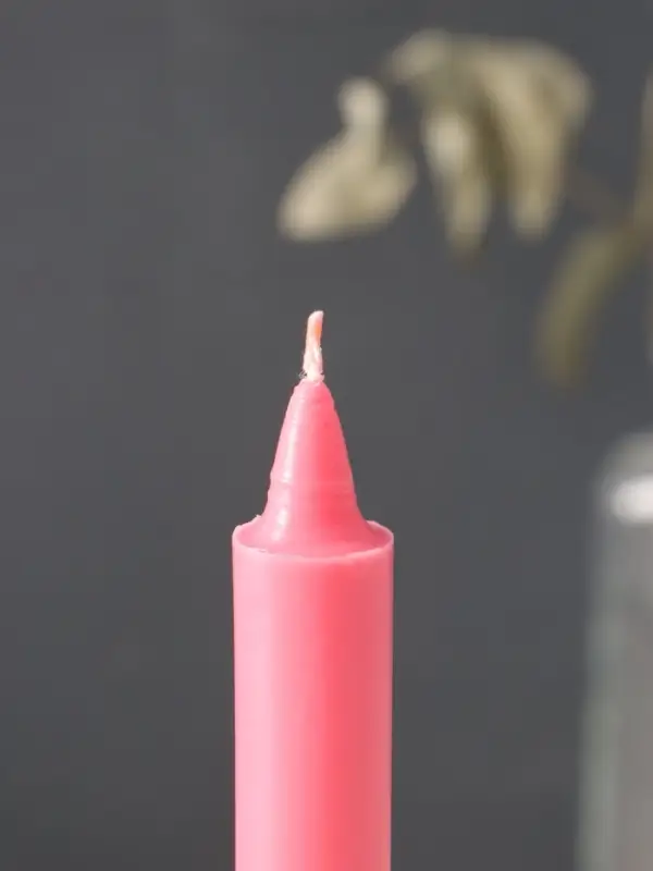 Ароматическая свеча парафиновая хозяйственная, 2&times;19 см, 55 г, малина