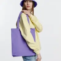 Холщовая сумка Avoska, сиреневая (орхидея)