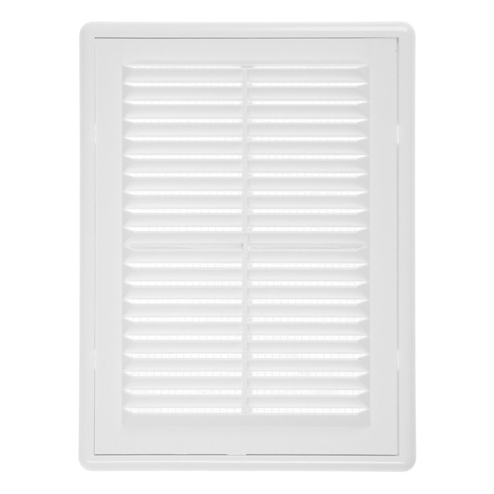 Решетка вентиляционная ZEIN Люкс ЛР150, 150 x 200 мм, с сеткой, разъемная