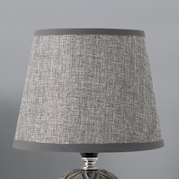 Настольная лампа с абажуром RISALUX &laquo;Арлон&raquo;, Е14, 40 Вт, 18&times;18&times;25.5 см