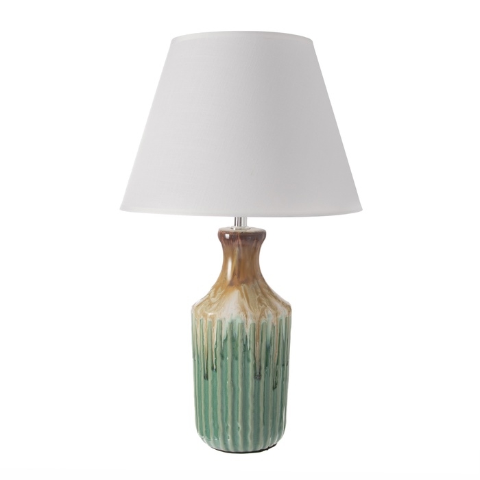 Настольная лампа с абажуром RISALUX &laquo;Кимберли&raquo;, Е14, 40 Вт, 28&times;28&times;47 см