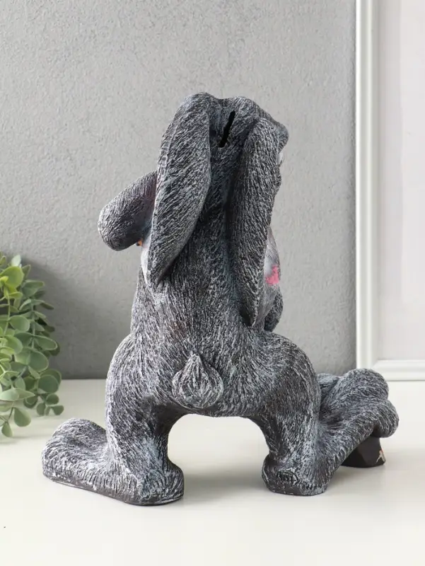 Копилка "Заяц с лопатой" 35х30х18