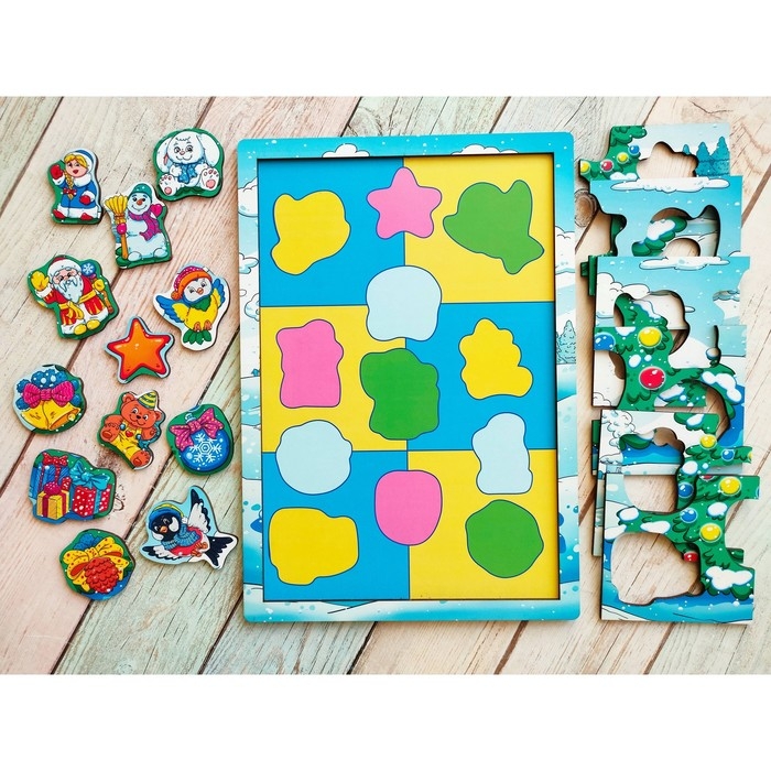 Пазл &laquo;Новогоднее настроение&raquo;, размер 20,3x29,3 см