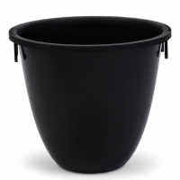 Кашпо "Жемчужина" подвесное 4л, графитовый