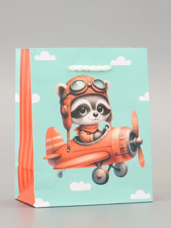 Пакет подарочный ламинированный &laquo;В полете&raquo; 11.5&times;14.5&times;6.5 см