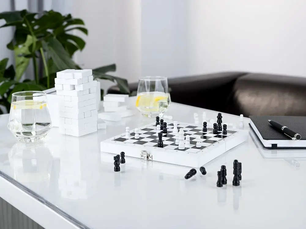 Игра &laquo;Деревянная башня Tickler&raquo;, белая