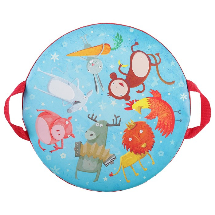 Санки-ледянки &laquo;Забавные животные&raquo;, d=45 см