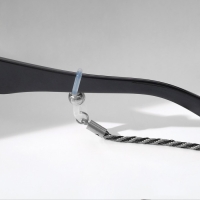 Цепочка для очков &laquo;Эстетика&raquo; №32, цвет чёрно-серебристый, 70 см