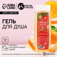 Гель для душа &laquo;С Новым Годом&raquo;, 250 мл, аромат мандаринового джема