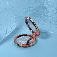 Зеркало складное &laquo;Париж&raquo;, d = 7,5 см, с увеличением, искусственная кожа, цвет бежевый