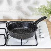 Сковорода Доляна &laquo;Элит&raquo;, d=22 см, антипригарное покрытие, пластиковая ручка