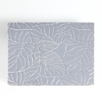 Шкатулка дерево для украшений "Листья на сером" 7х16,3х22,3 см