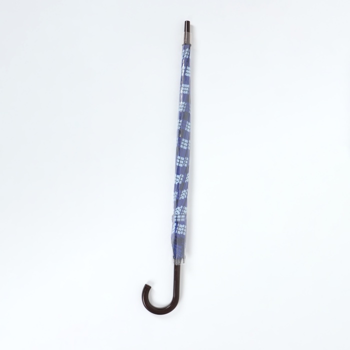 Зонт - трость полуавтоматический &laquo;Клетка&raquo;, 10 спиц, R = 60/70 см, D = 140 см, цвет МИКС