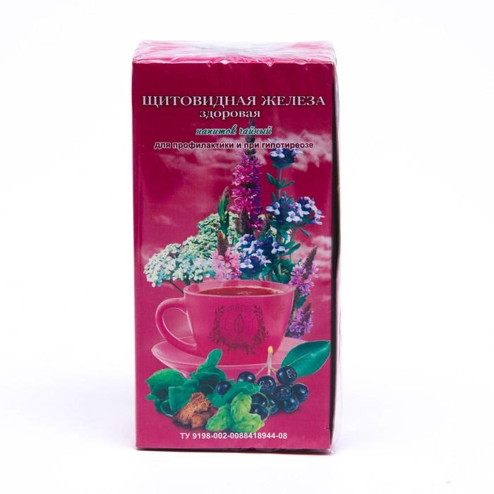 Травяной сбор &laquo;Щитовидная железа здоровая&raquo;, 20 фильтр-пакетов