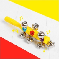 Погремушка с бубенцами &laquo;Смайлики&raquo;, цвета МИКС