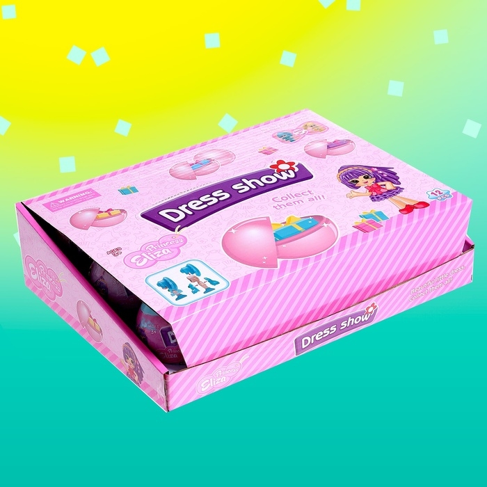 Игрушка-сюрприз &laquo;Стильная малышка&raquo;, в шаре, МИКС