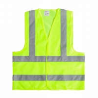 Жилет сигнальный, светоотражающий, салатовый, 3 класс, размер 68&times;55 см, 60г/м2