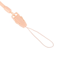 Соска - пустышка ортодонтическая, силикон, +6 мес., с держателем, цвет розовый