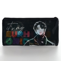 Пенал школьный мягкий плоский 9,5 х 20,5 ПВХ &laquo;1 сентября: Anime&raquo; МИКС