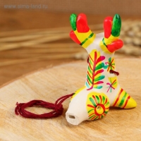 Филимоновская игрушка - свисток &laquo;Олень&raquo;