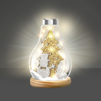 Набор для творчества &laquo;Новогодний ночник&raquo;, деревянные вставки, снеговик