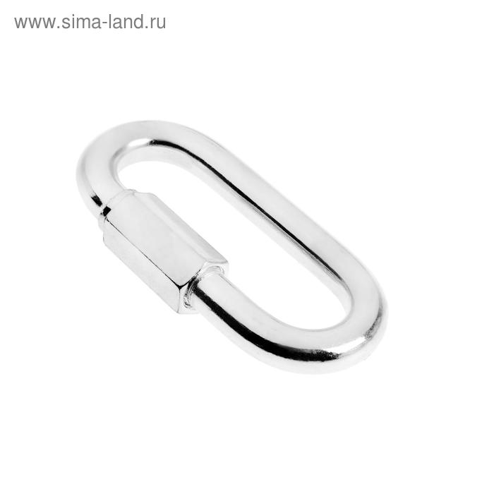 Карабин винтовой ТУНДРА krep, М12, оцинкованный, 1 шт.