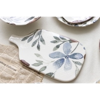 Блюдо керамическое &laquo;Фьюжен&raquo;, 29.7х17.5 см, цвет белый