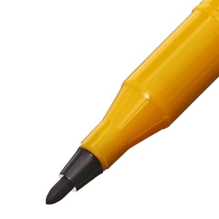 Маркер перманентный для ткани, прачечных 1-2 мм Luxor "Laundry", пулевидный, черный