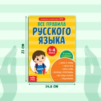 Сборник шпаргалок &laquo;Все правила по русскому языку для начальной школы&raquo;, 36 стр.