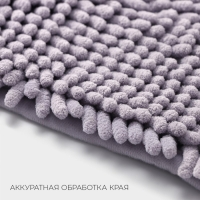 Коврик для дома LaDо́m, букли, ворс 2,5 см, плотность 1400 г, 50&times;80 см, цвет сиреневый