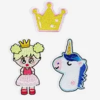 Термоаппликация &laquo;Принцесса&raquo;, набор 3 шт.