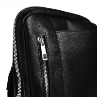 Сумка мужская через плечо TEXTURA, искусственная кожа, цвет чёрный