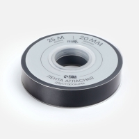 Лента атласная двухсторонняя №0030 20мм*25&plusmn;1м чёрный TR