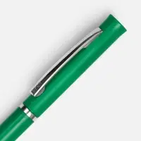 Ручка шариковая Euro Chrome, зеленая