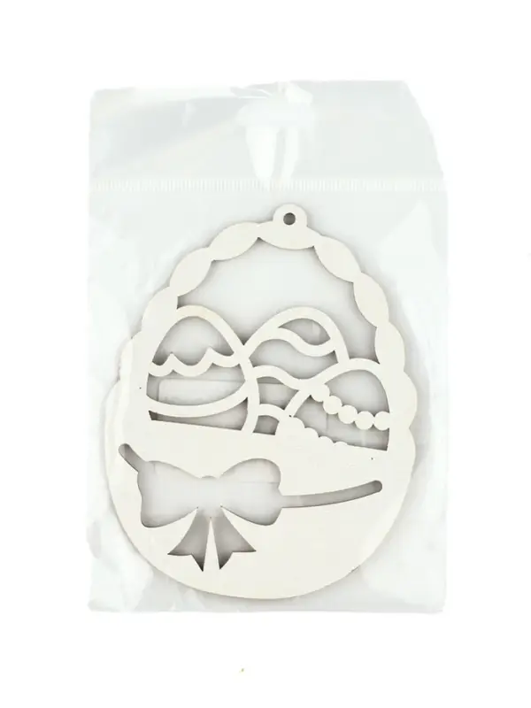 Подвеска деревянная на Пасху &laquo;Корзинка&raquo;, 8&times;10 см