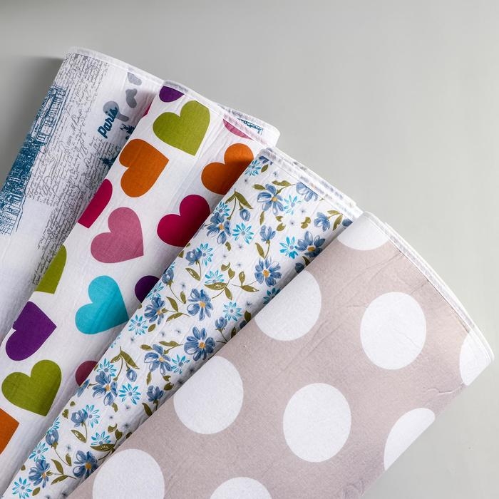 Чехол для гладильной доски Доляна&laquo;Ассорти&raquo;, 140&times;50 см, с поролоном, рисунок МИКС