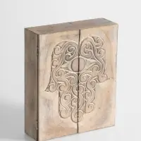 Шкатулка &laquo;Хамса&raquo;, 30&times;25&times;8 см, МДФ