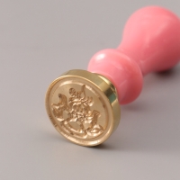 Сургучный набор "Лотос" печать, ручка, сургуч 12,5х10х3,6 см